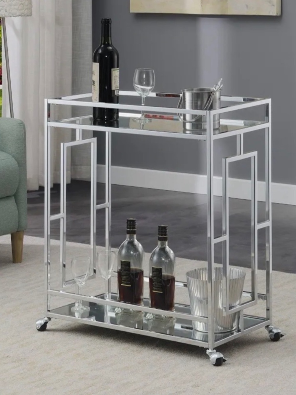 Entryway table/ Bar cart